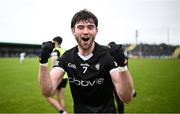 21 May 2023; Luke Towey of Sligo celebrates his side's draw in the GAA Football All-Ireland Senior Championship Round 1 match between Sligo and Kildare at Markievicz Park in Sligo. Photo by Ramsey Cardy/Sportsfile