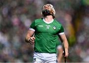 21 May 2023; Cian Lynch of Limerick reacts after hitting a wide during the Munster GAA Hurling Senior Championship Round 4 match between Tipperary and Limerick at FBD Semple Stadium in Thurles, Tipperary. Photo by Piaras Ó Mídheach/Sportsfile