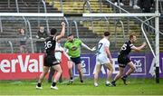 21 May 2023; Mikey Gordon, left, and Niall Murphy of Sligo celebrate their side's equalising point, scored by David Quinn, during the GAA Football All-Ireland Senior Championship Round 1 match between Sligo and Kildare at Markievicz Park in Sligo. Photo by Ramsey Cardy/Sportsfile
