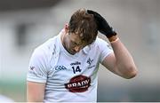 21 May 2023; Darragh Kirwan of Kildare reacts after being shown a red card during the GAA Football All-Ireland Senior Championship Round 1 match between Sligo and Kildare at Markievicz Park in Sligo. Photo by Ramsey Cardy/Sportsfile
