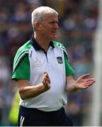 21 May 2023; Limerick manager John Kiely during the Munster GAA Hurling Senior Championship Round 4 match between Tipperary and Limerick at FBD Semple Stadium in Thurles, Tipperary. Photo by Brendan Moran/Sportsfile