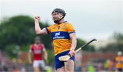 21 May 2023; Tony Kelly of Clare celebrates a 31st minute point  during the Munster GAA Hurling Senior Championship Round 4 match between Clare and Cork at Cusack Park in Ennis, Clare. Photo by John Sheridan/Sportsfile Photo by Ray McManus/Sportsfile