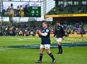 20 May 2023; Tadhg Furlong of Leinster after his side's defeat in the Heineken Champions Cup final match between Leinster and La Rochelle at the Aviva Stadium in Dublin. Photo by Harry Murphy/Sportsfile