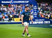 20 May 2023; Rónan Kelleher of Leinster after his side's defeat in the Heineken Champions Cup final match between Leinster and La Rochelle at the Aviva Stadium in Dublin. Photo by Harry Murphy/Sportsfile