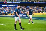 20 May 2023; Robbie Henshaw of Leinster after his side's defeat in the Heineken Champions Cup final match between Leinster and La Rochelle at the Aviva Stadium in Dublin. Photo by Harry Murphy/Sportsfile