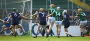 21 May 2023; Niall Mitchell of Westmeath scores his side's fourth goal during the Leinster GAA Hurling Senior Championship Round 4 match between Wexford and Westmeath at Chadwicks Wexford Park in Wexford. Photo by Daire Brennan/Sportsfile