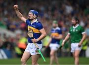 21 May 2023; John McGrath of Tipperary celebrates after scoring the last point of the game, from a free, to tie the match during the Munster GAA Hurling Senior Championship Round 4 match between Tipperary and Limerick at FBD Semple Stadium in Thurles, Tipperary. Photo by Piaras Ó Mídheach/Sportsfile