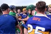 21 May 2023; Players tussle after the Munster GAA Hurling Senior Championship Round 4 match between Tipperary and Limerick at FBD Semple Stadium in Thurles, Tipperary. Photo by Piaras Ó Mídheach/Sportsfile