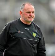 20 May 2023; Donegal manager Aidan O'Rourke during the last minutes of the GAA Football All-Ireland Senior Championship Round 1 match between Clare and Donegal at Cusack Park in Ennis, Clare. Photo by Ray McManus/Sportsfile