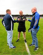 20 May 2023; Donegal selector Paddy Bradley speaks to members of the media after the GAA Football All-Ireland Senior Championship Round 1 match between Clare and Donegal at Cusack Park in Ennis, Clare. Photo by Ray McManus/Sportsfile