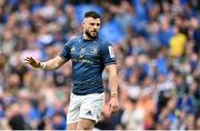 20 May 2023; Robbie Henshaw of Leinster during the Heineken Champions Cup Final match between Leinster and La Rochelle at Aviva Stadium in Dublin. Photo by Ramsey Cardy/Sportsfile