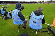 21 May 2023; Official photographers before the Munster GAA Hurling Senior Championship Round 4 match between Clare and Cork at Cusack Park in Ennis, Clare. Photo by Ray McManus/Sportsfile