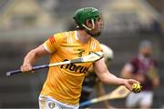 21 May 2023; Gerard Walsh of Antrim during the Leinster GAA Hurling Senior Championship Round 4 match between Galway and Antrim at Pearse Stadium in Galway. Photo by Tom Beary/Sportsfile