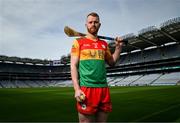 23 May 2023; Paul Doyle of Carlow during the Joe McDonagh Cup Final media event at Croke Park in Dublin. Photo by David Fitzgerald/Sportsfile