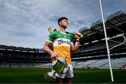 23 May 2023; Jason Sampson of Offaly during the Joe McDonagh Cup Final media event at Croke Park in Dublin. Photo by David Fitzgerald/Sportsfile