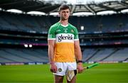 23 May 2023; Jason Sampson of Offaly during the Joe McDonagh Cup Final media event at Croke Park in Dublin. Photo by David Fitzgerald/Sportsfile