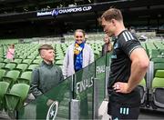 19 May 2023; Josh van der Flier and Luke Skelly during a Leinster Rugby captain's run at the Aviva Stadium in Dublin. Photo by Harry Murphy/Sportsfile