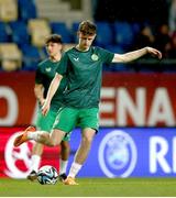 23 May 2023; Freddie Turley of Republic of Ireland before the UEFA European U17 Championship Final Tournament match between Hungary and Republic of Ireland at Pancho Aréna in Felcsút, Hungary. Photo by David Balogh/Sportsfile