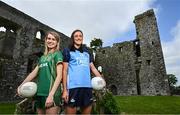 24 May 2023; In attendance at the announcement of AIG’s extension as Insurance Partner to the LGFA for a new 5-Year term are Mary Kate Lynch of Meath, left, and Hannah Tyrrell of Dublin at Bective Abbey in Meath. To celebrate this announcement all LGFA members and their families will get 15% off car and home insurance, while all LGFA players will get 25% off their car insurance. To get a quote, simply go to www.aig.ie/LGFA or call the dedicated LGFA helpline: 0818 244 244. Photo by Brendan Moran/Sportsfile