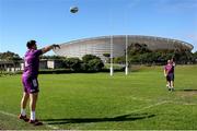 24 May 2023; Niall Scannell works on his throw in’s during a Munster Rugby squad training session at Hamilton RFC in Cape Town, South Africa. Photo by Sportsfile