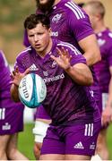 24 May 2023; Josh Wycherley waits for the pass during a Munster Rugby squad training session at Hamilton RFC in Cape Town, South Africa. Photo by Sportsfile