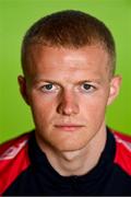 24 May 2023; Tom Grivosti poses for a portrait after a St Patrick's Athletic media conference at Richmond Park in Dublin. Photo by Piaras Ó Mídheach/Sportsfile