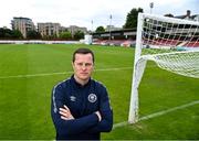 24 May 2023; Newly appointed St Patrick's Athletic manager Jon Daly poses for a portrait after a St Patrick's Athletic media conference at Richmond Park in Dublin. Photo by Piaras Ó Mídheach/Sportsfile