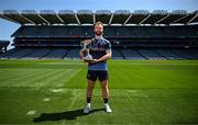 25 May 2023; Micheal Ó Nualláin of Na Gaeil Óga, Dublin, during the GAA’s Annual Comórtas Peile na Gaeltachta launched at Croke Park in Dublin. Photo by Harry Murphy/Sportsfile