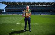 25 May 2023; Séamus Ó hAiniféin of Lios Póil, Kerry, during the GAA’s Annual Comórtas Peile na Gaeltachta launched at Croke Park in Dublin. Photo by Harry Murphy/Sportsfile