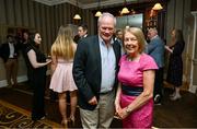 25 May 2023; In attendance at the Federation of Irish Sport 2023 Irish Sport Industry Awards, in association with Financial Broker, at The Westin Hotel in Dublin, are Peter O'Brien and Frances Kavanagh of Special Olympics Ireland. Photo by Brendan Moran/Sportsfile