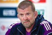 26 May 2023; Munster coach Graham Rowntree during a press conference after the Munster rugby captain's run at DHL Stadium in Cape Town, South Africa. Photo by Sportsfile