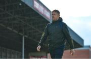 26 May 2023; Shelbourne manager Damien Duff arrives before the SSE Airtricity Men's Premier Division match between Bohemians and Shelbourne at Dalymount Park in Dublin. Photo by Seb Daly/Sportsfile
