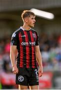 26 May 2023; Jay Benn of Bohemians during the SSE Airtricity Men's Premier Division match between Bohemians and Shelbourne at Dalymount Park in Dublin. Photo by Seb Daly/Sportsfile