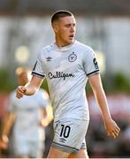 26 May 2023; Jack Moylan of Shelbourne during the SSE Airtricity Men's Premier Division match between Bohemians and Shelbourne at Dalymount Park in Dublin. Photo by Seb Daly/Sportsfile