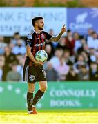 26 May 2023; Adam McDonnell of Bohemians during the SSE Airtricity Men's Premier Division match between Bohemians and Shelbourne at Dalymount Park in Dublin. Photo by Seb Daly/Sportsfile