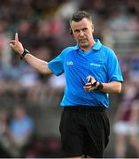 26 May 2023; Referee Dermot Lyons during the 2023 Electric Ireland Connacht GAA Football Minor Championship Final between Galway and Mayo at Tuam Stadium in Galway. Photo by Ray Ryan/Sportsfile
