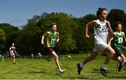 27 May 2023; Athletes competing in the u12 boys mixed distance relay race during the Community Games Indoor Team and Cross Country Finals at Gormanston College in Gormanston, Meath. Photo by Eóin Noonan/Sportsfile