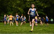 27 May 2023; Athletes competing in the u12 boys mixed distance relay race during the Community Games Indoor Team and Cross Country Finals at Gormanston College in Gormanston, Meath. Photo by Eóin Noonan/Sportsfile