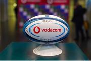 27 May 2023; The match ball before the United Rugby Championship Final match between DHL Stormers and Munster at DHL Stadium in Cape Town, South Africa. Photo by Nic Bothma/Sportsfile