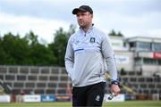 27 May 2023; Monaghan manager Vinny Corey before the GAA Football All-Ireland Senior Championship Round 1 match between Derry and Monaghan at Celtic Park in Derry. Photo by Harry Murphy/Sportsfile