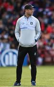 27 May 2023; Monaghan manager Vinny Corey before the GAA Football All-Ireland Senior Championship Round 1 match between Derry and Monaghan at Celtic Park in Derry. Photo by Harry Murphy/Sportsfile