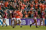 27 May 2023; Andrew Murnin of Armagh celebrates after scoring a late point during the GAA Football All-Ireland Senior Championship Round 1 match between Armagh and Westmeath at the BOX-IT Athletic Grounds in Armagh. Photo by Oliver McVeigh/Sportsfile