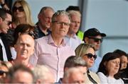 27 May 2023; Uachtarán Tofa Chumann Lúthchleas Gael Jarlath Burns watches on during the GAA Football All-Ireland Senior Championship Round 1 match between Armagh and Westmeath at the BOX-IT Athletic Grounds in Armagh. Photo by Oliver McVeigh/Sportsfile