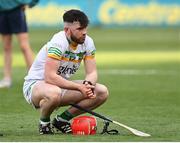 27 May 2023; Eimhin Kelly of Offaly after the Joe McDonagh Cup Final match between Carlow and Offaly at Croke Park in Dublin. Photo by Stephen Marken/Sportsfile