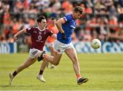 27 May 2023; Ethan Rafferty of Armagh  in action against Stephen Smith of Westmeath  during the GAA Football All-Ireland Senior Championship Round 1 match between Armagh and Westmeath at the BOX-IT Athletic Grounds in Armagh. Photo by Oliver McVeigh/Sportsfile