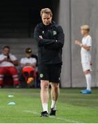 27 May 2023; Republic of Ireland head coach Colin O'Brien during the UEFA European U17 Championship Quarter-Final match between Spain and Republic of Ireland at Hidegkuti Hándor Stadium in Budapest, Hungary. Photo by Laszlo Szirtesi/Sportsfile