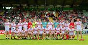 27 May 2023; The Cork panel before the GAA Football All-Ireland Senior Championship Round 1 match between Louth and Cork at Páirc Tailteann in Navan, Meath. Photo by Seb Daly/Sportsfile