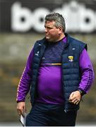 28 May 2023; Wexford manager Darragh Egan before the Leinster GAA Hurling Senior Championship Round 5 match between Wexford and Kilkenny at Chadwicks Wexford Park in Wexford. Photo by Eóin Noonan/Sportsfile