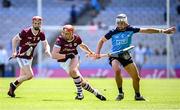 28 May 2023; Conor Whelan of Galway in action against Paddy Doyle of Dublin during the Leinster GAA Hurling Senior Championship Round 5 match between Dublin and Galway at Croke Park in Dublin. Photo by Ramsey Cardy/Sportsfile