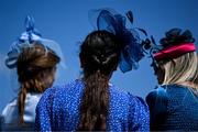 28 May 2023; Racegoers prior to racing at the Tattersalls Irish Guineas Festival at The Curragh Racecourse in Kildare. Photo by David Fitzgerald/Sportsfile